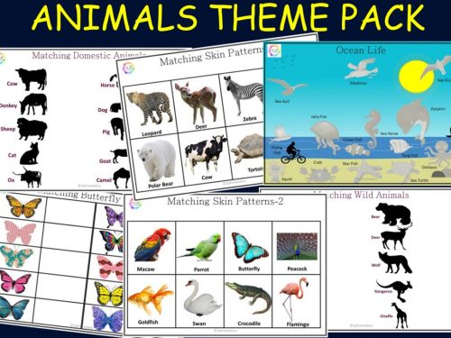 Animals Pack for Toddlers (PDF)