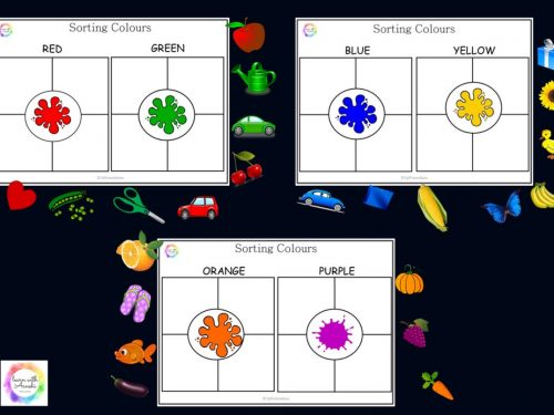 Color Sorting Worksheets (PDF)