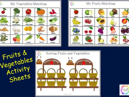 Fruits and Vegetables Sorting Worksheet (PDF)