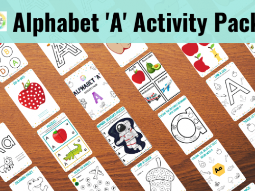 A alphabet worksheet