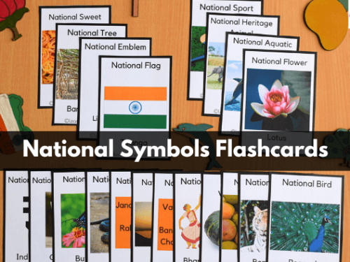 national symbols of India flashcards