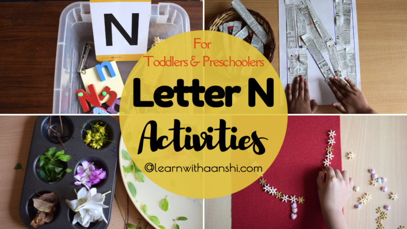 How to Teach Letter N to 2- 4-year-old Kids: 18 Creative Activities ...